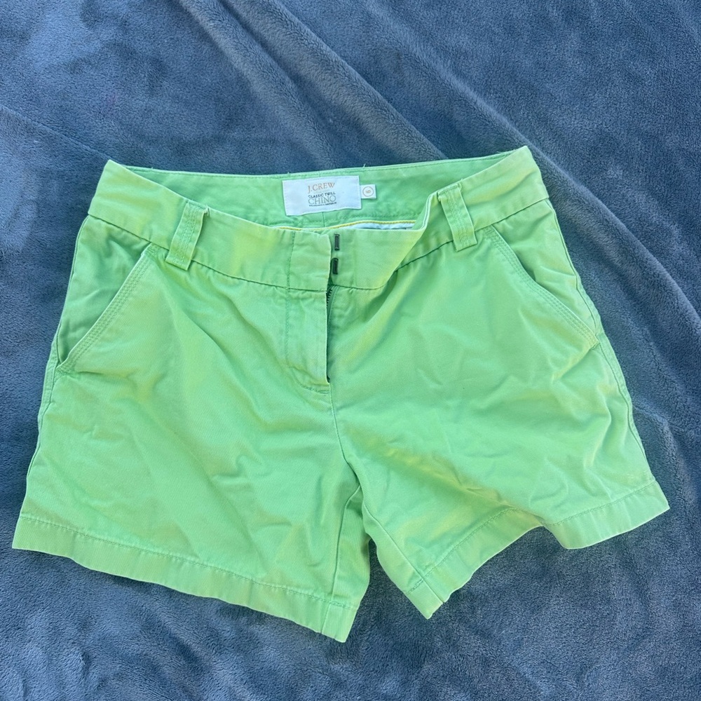 J. Crew Women's Bright Green Shorts